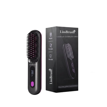 Brosse chauffante LissBrush pour Cheveux Courts
