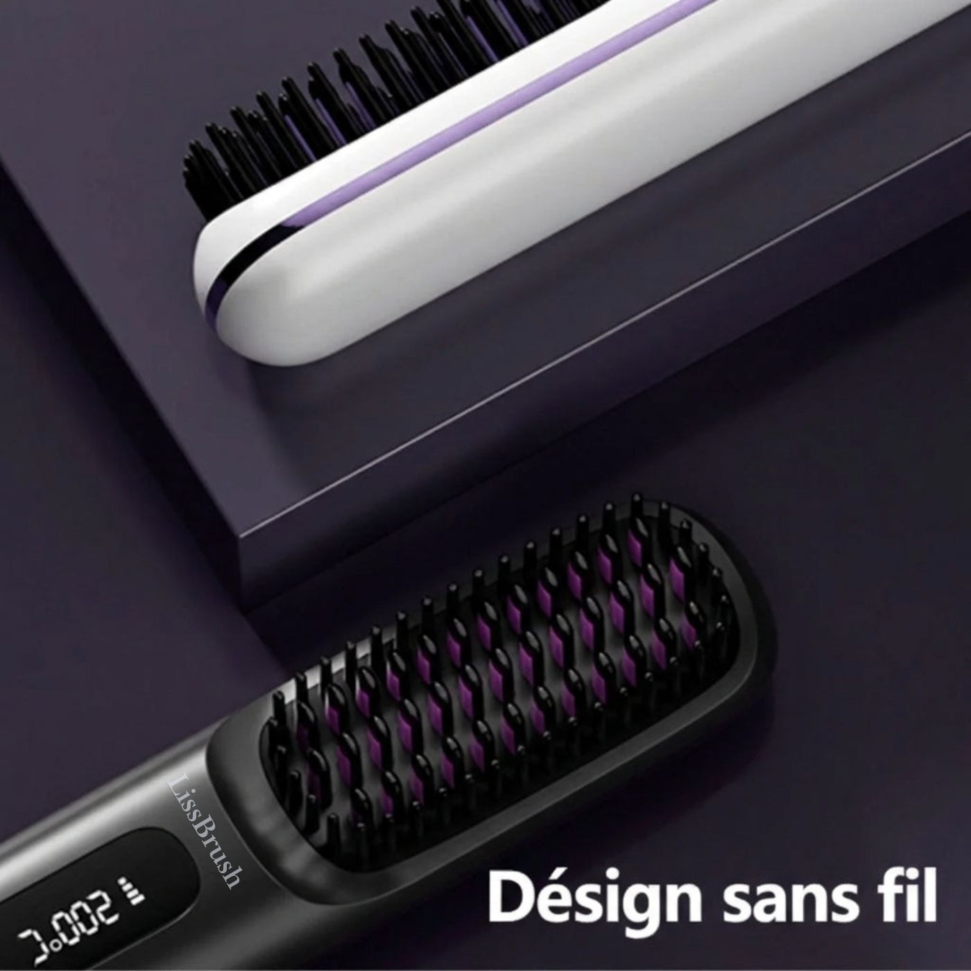Brosse chauffante LissBrush pour Cheveux Courts